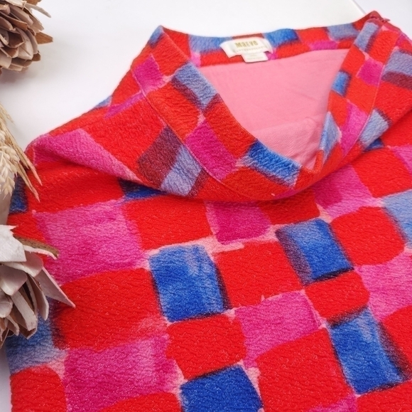 🔴Maeve Anthropologie Pink Blue Side Zip Stretch Pencil Skirt Sz S - Picture 6 of 11